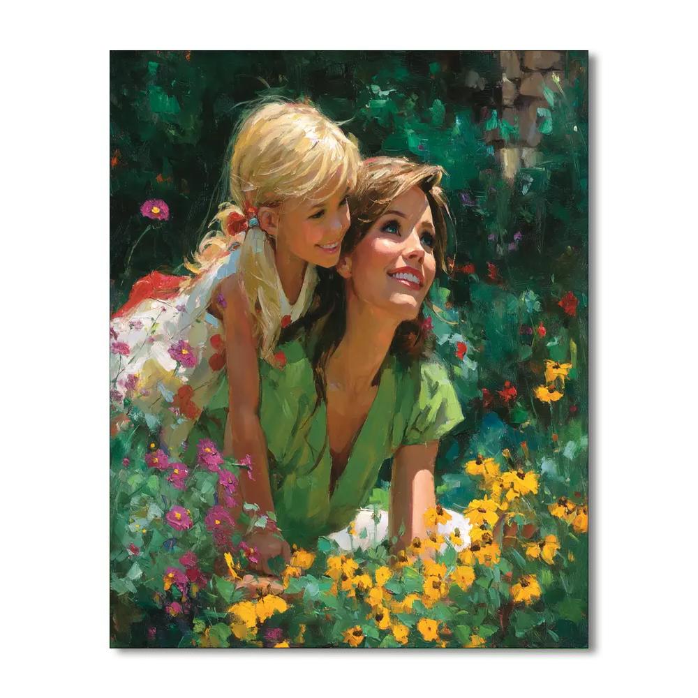 Cuddles In The Meadow Paint By Number