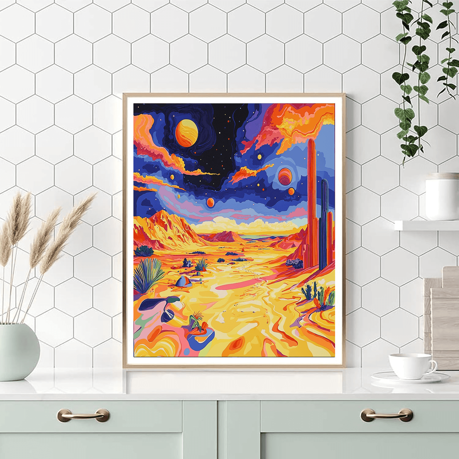 Dali Inspired Surreal Desert Dreams Paint By Numbers Kits