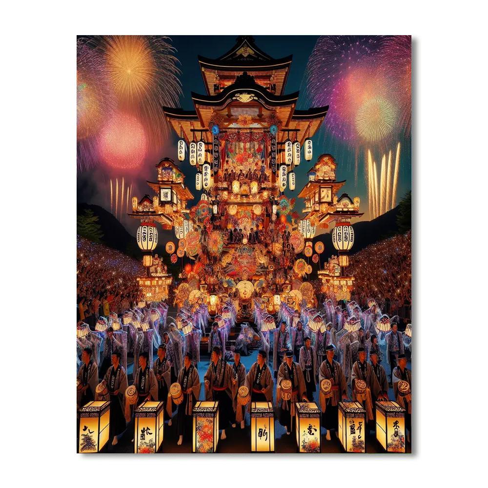 Chichibu Yomatsuri - Chichibu Paint By Numbers Art