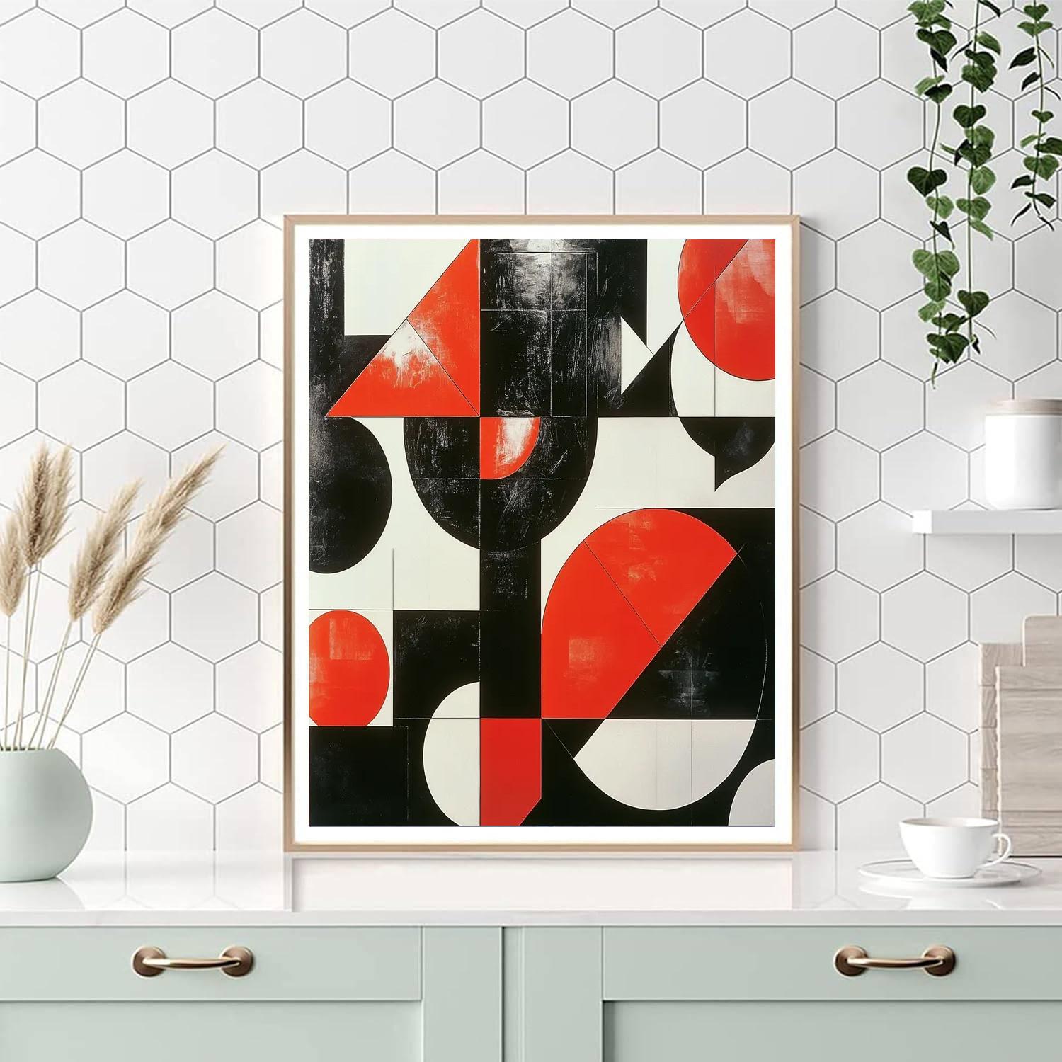 Kazimir Malevich Inspired Transcendent Shapes  Paint By Color