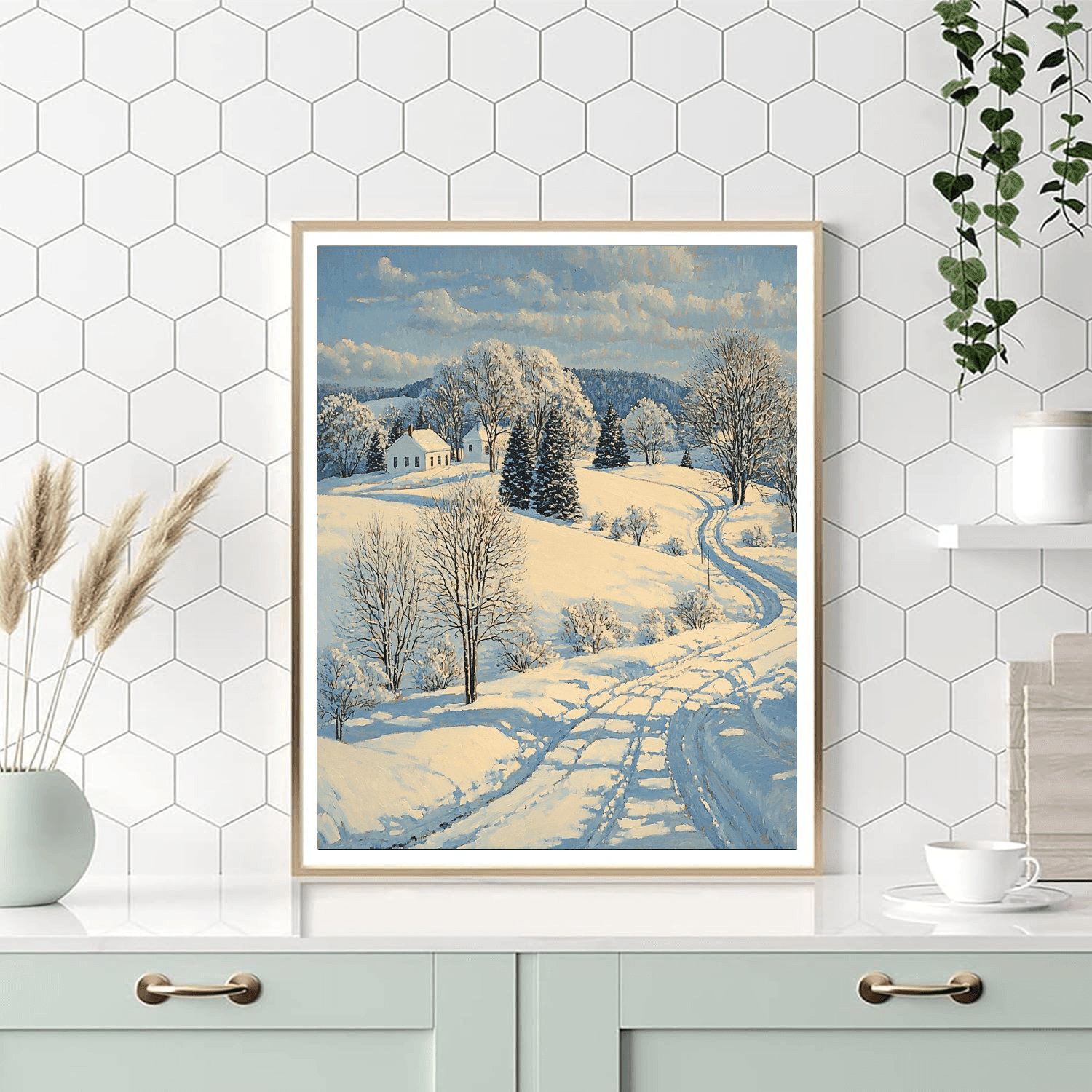 Wyeth Inspired Winter Whimsy  Numbered Painting Kits