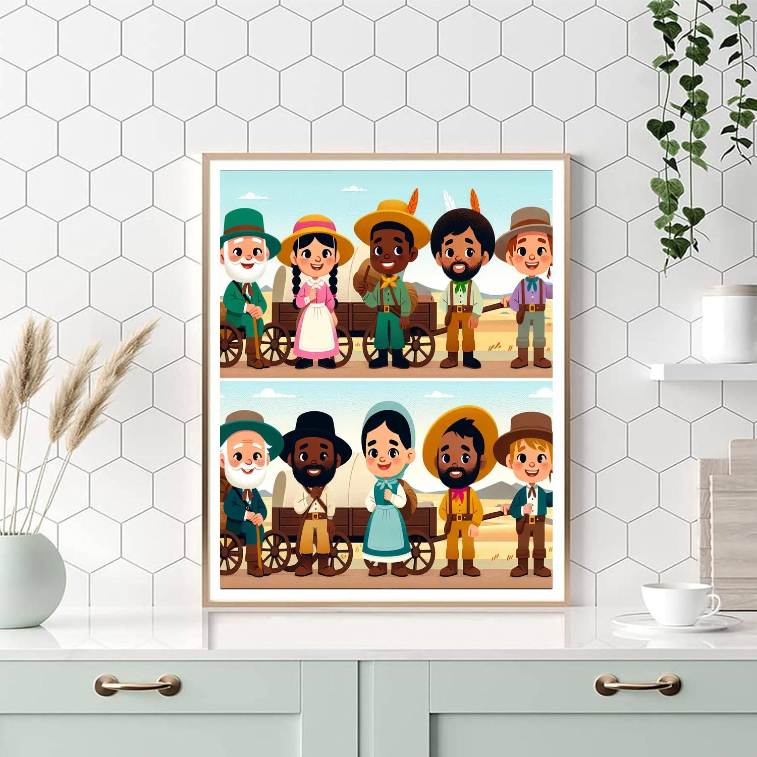 Playful Pioneers Numbered Painting Kits