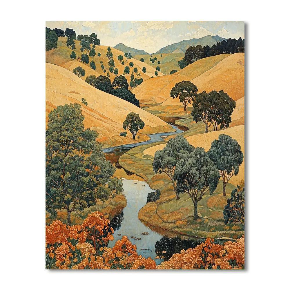 Nandalal Bose Inspired Whispers Of The Earth  Painting Number Kit