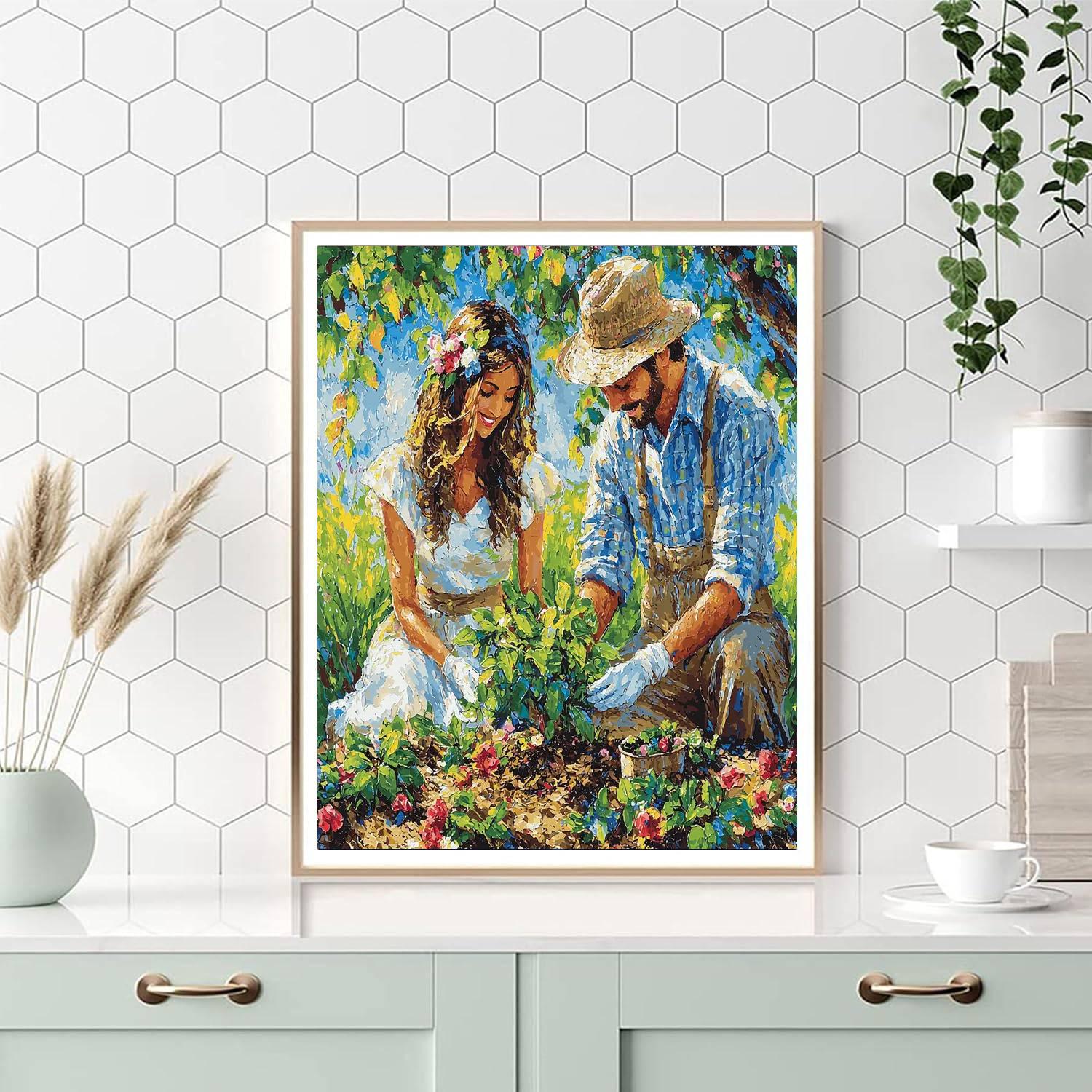 Mom's Garden Of Dreams Numbered Painting Kits