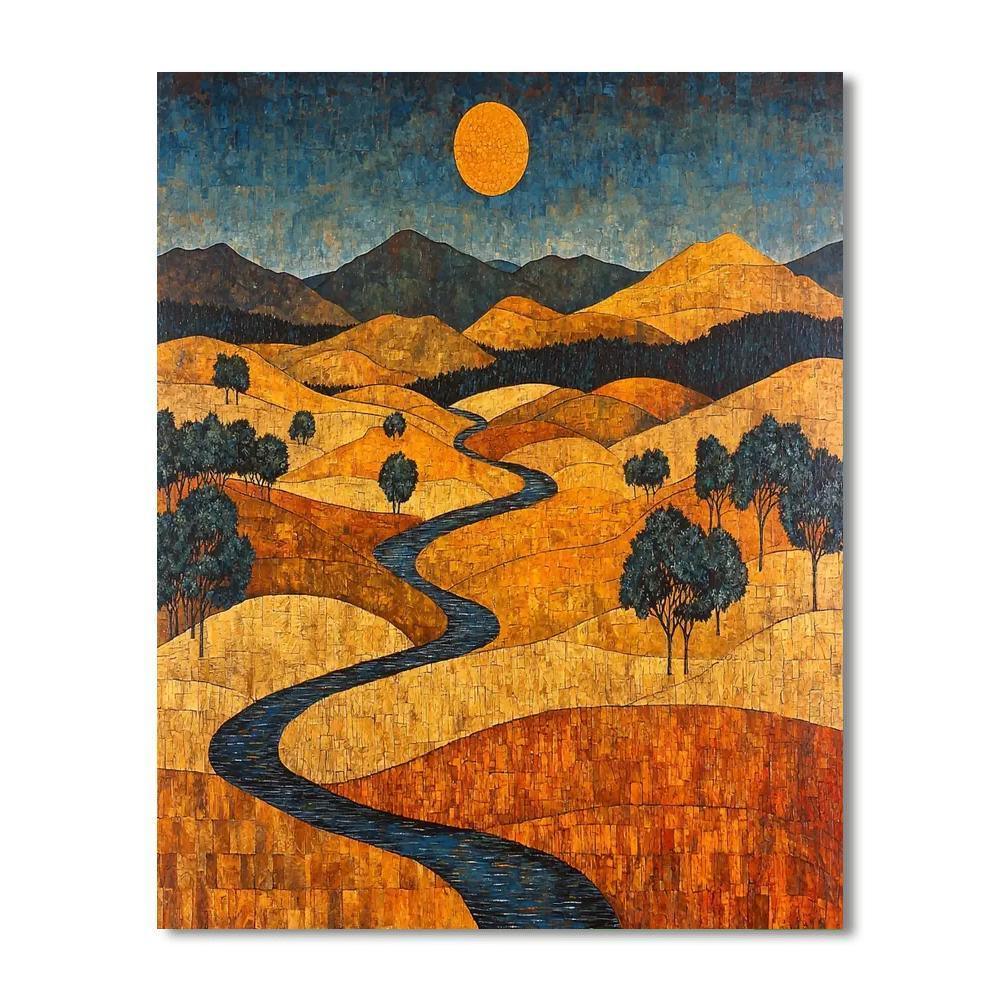 Nandalal Bose Inspired Rural Resonance  DIY Paint By Numbers