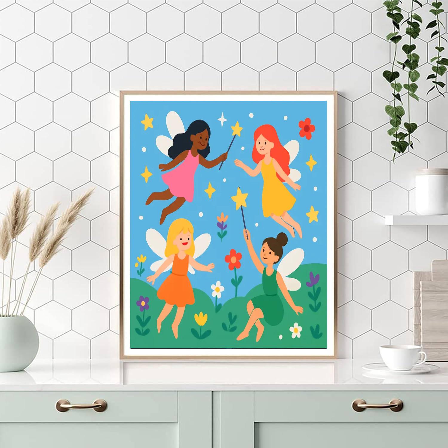 Mystic Fairyland Paint By Numbers Art