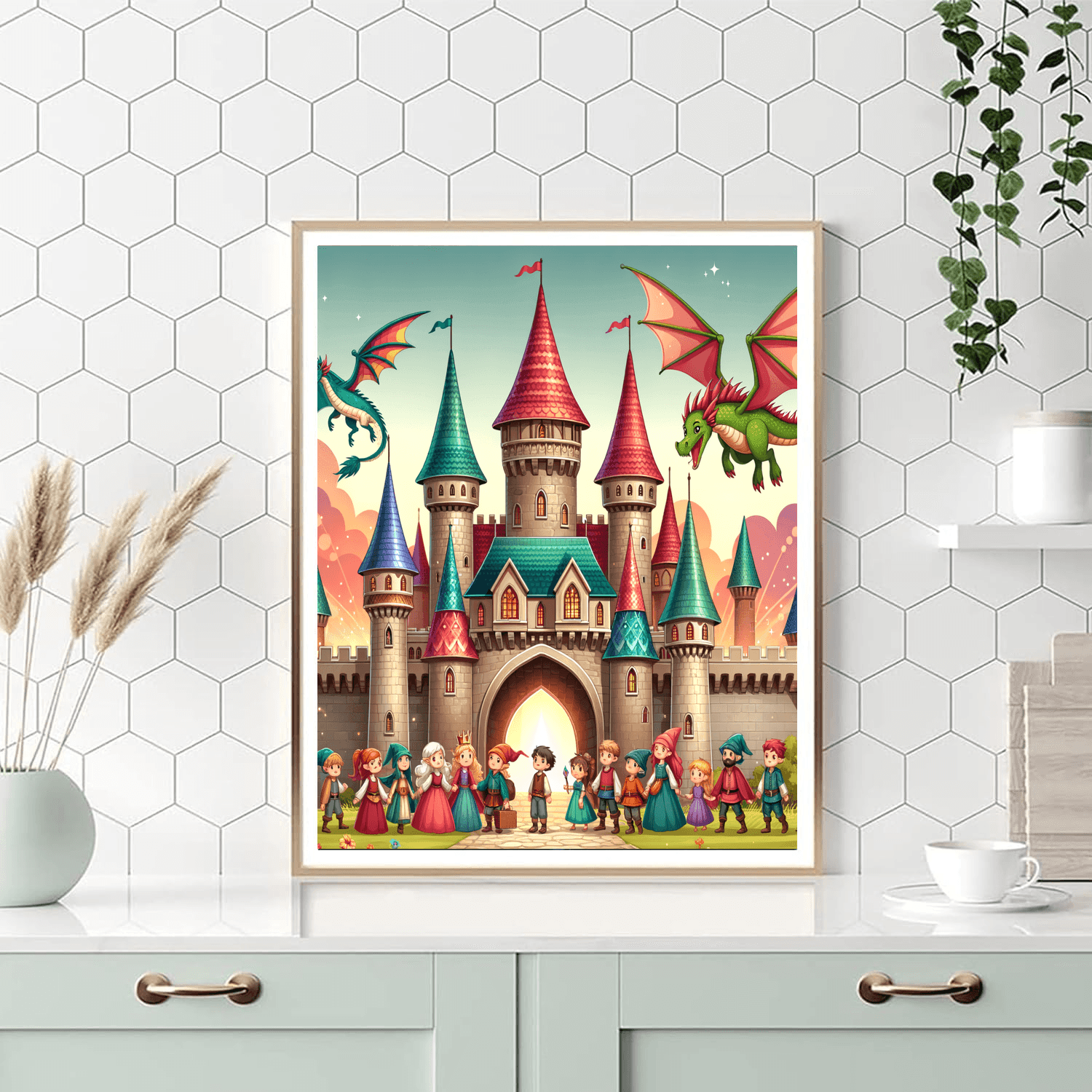 Fantasy Fairytale Castle Paint By Numbers Kits