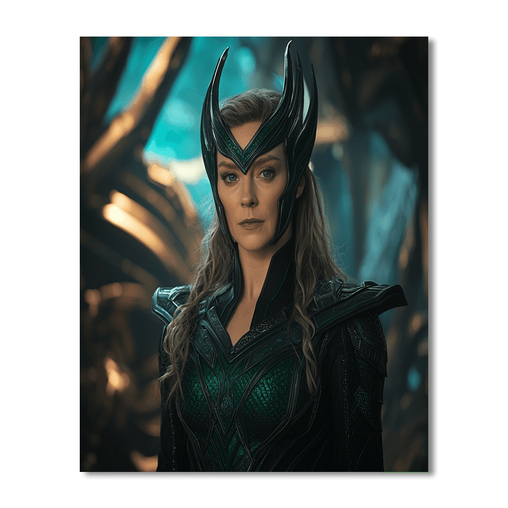 Cate Blanchett: The Regal Grace Of Hela Paint By Numbers Art