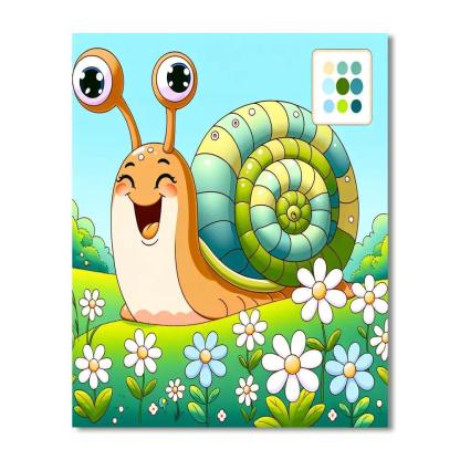 Gigantic Snail Paint By Number