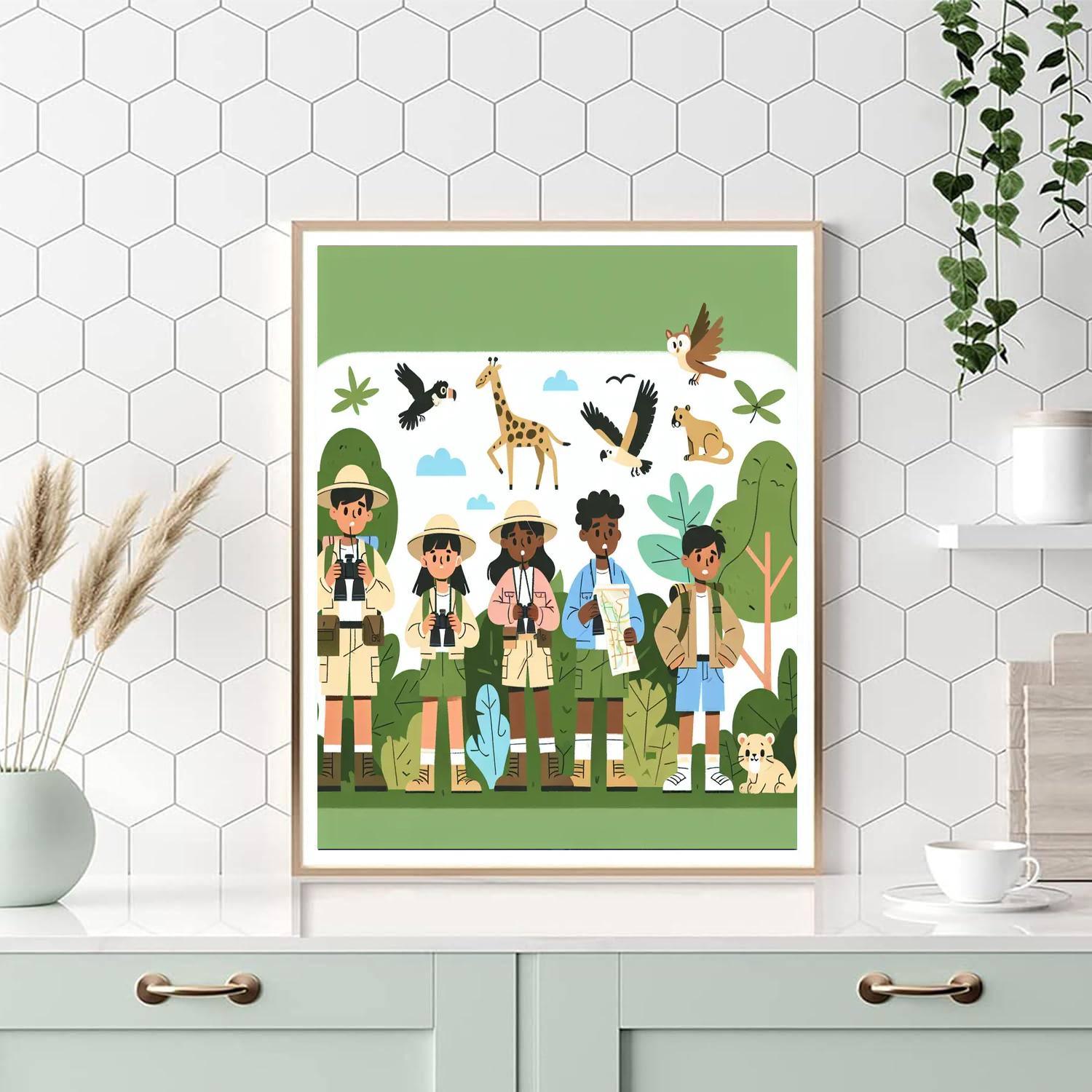 Explorer's Jungle Quest DIY Paint By Numbers