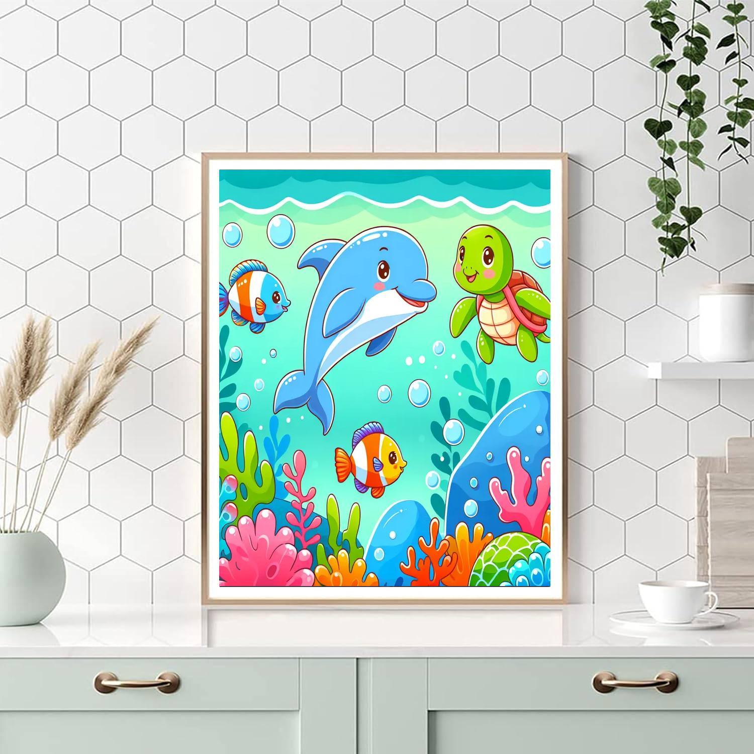Underwater Friends Adventure Paint By Number