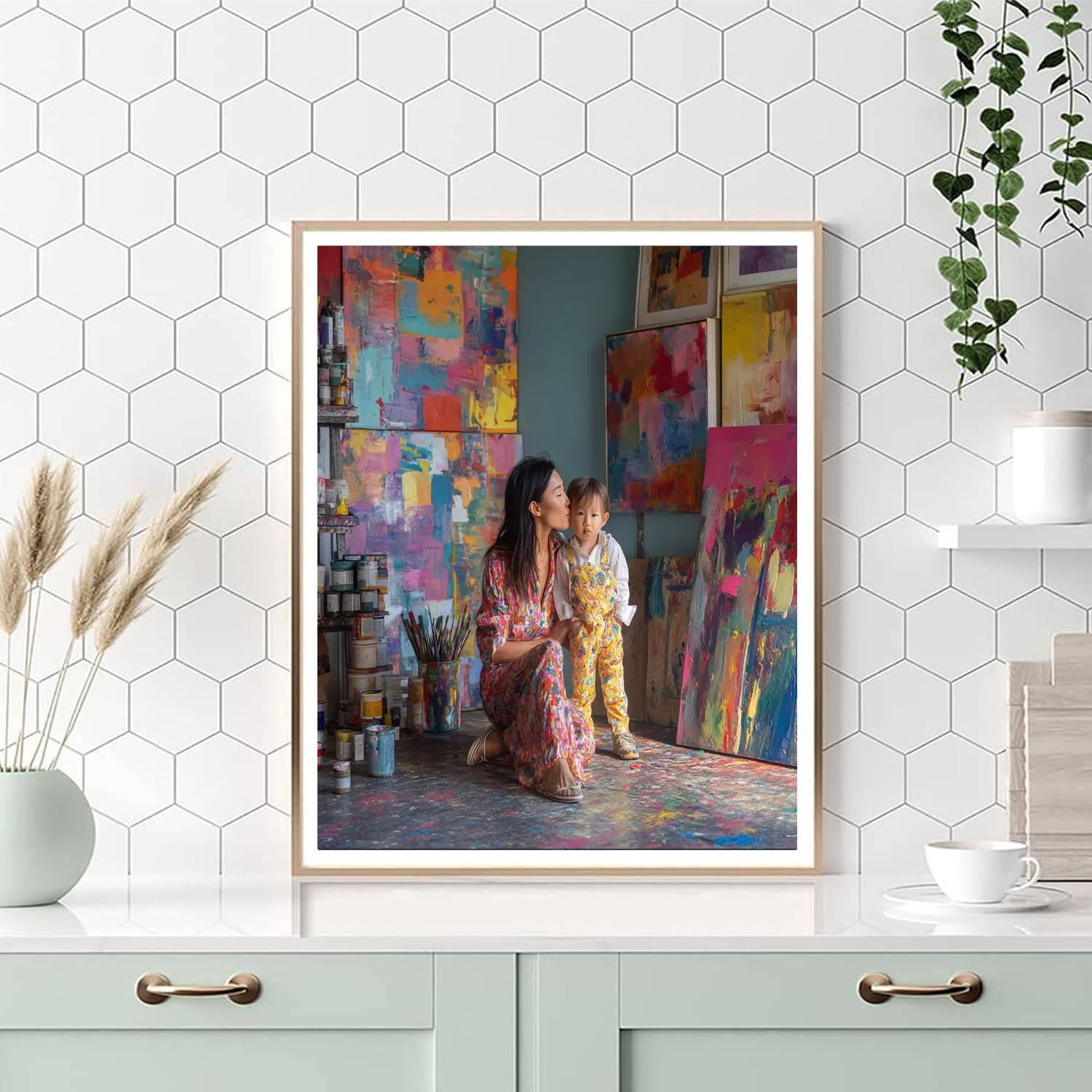 Mom’s Art Studio Paint By Numbers Kits