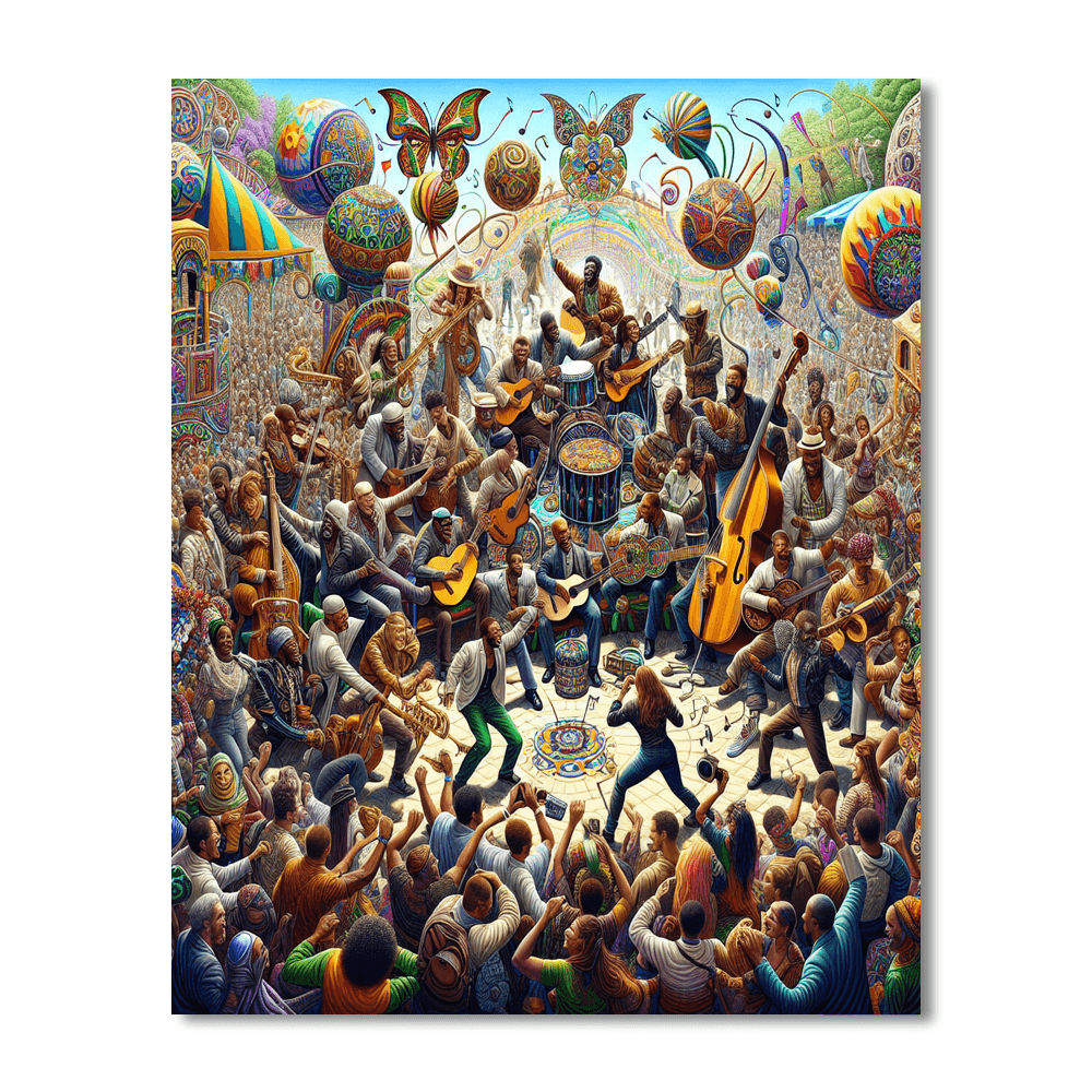 Fiesta De La Música - France Paint By Color