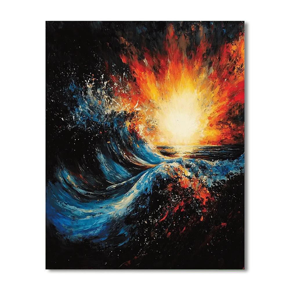 Caravaggio Inspired Fury Of The Elements  Paint By Numbers Kits