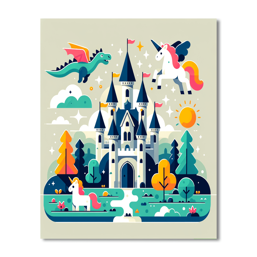 Enchanted Kingdom Escape Paint By Numbers Kits