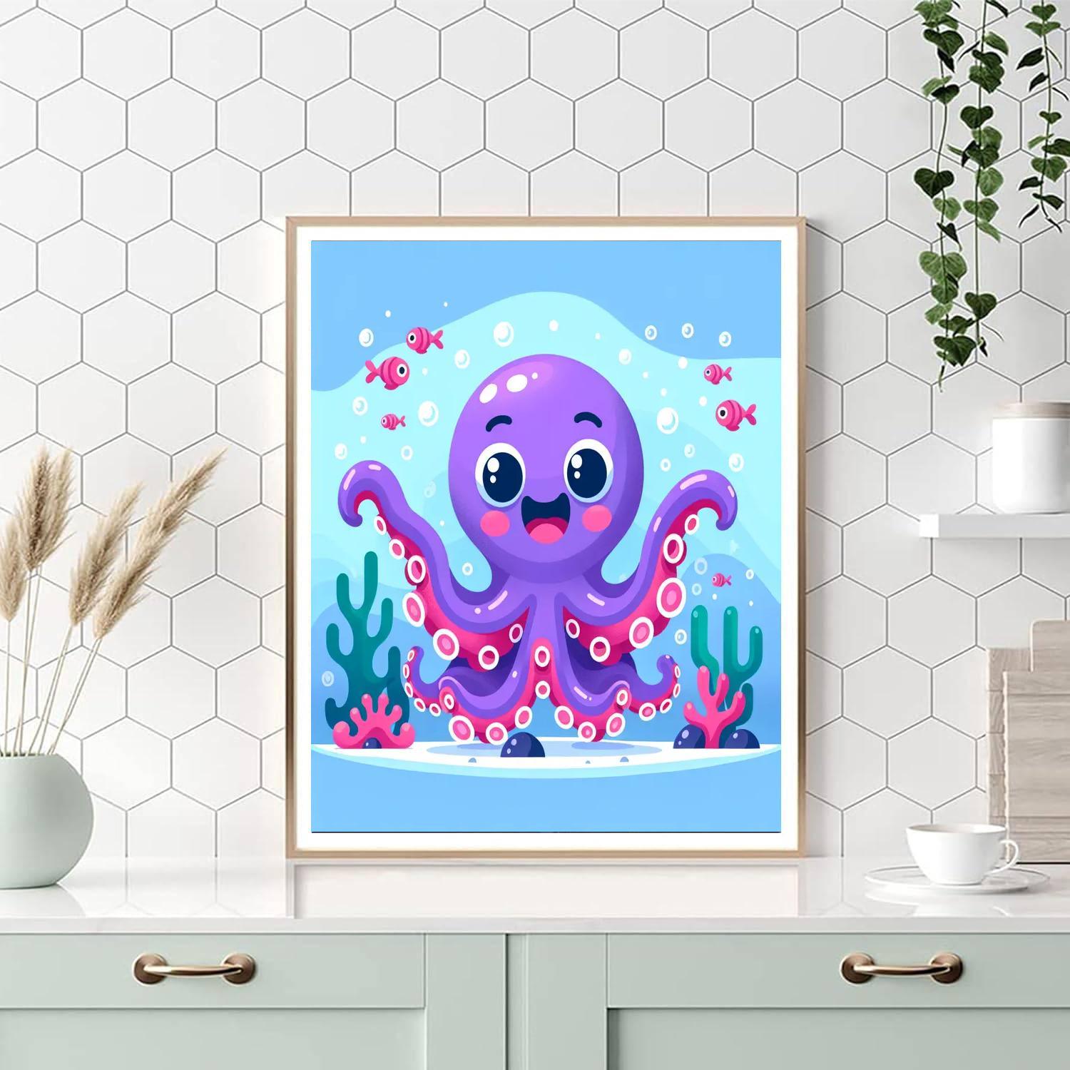 Charming Octopus Paint By Numbers