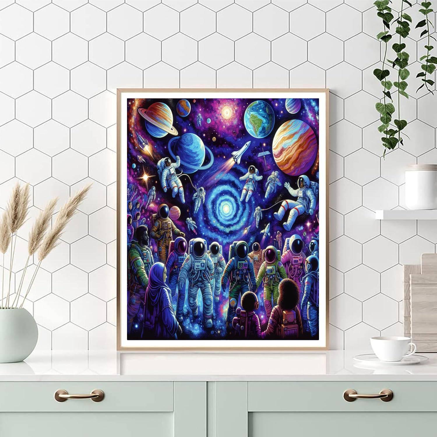 Daring Adventures In Space Paint By Numbers Kits