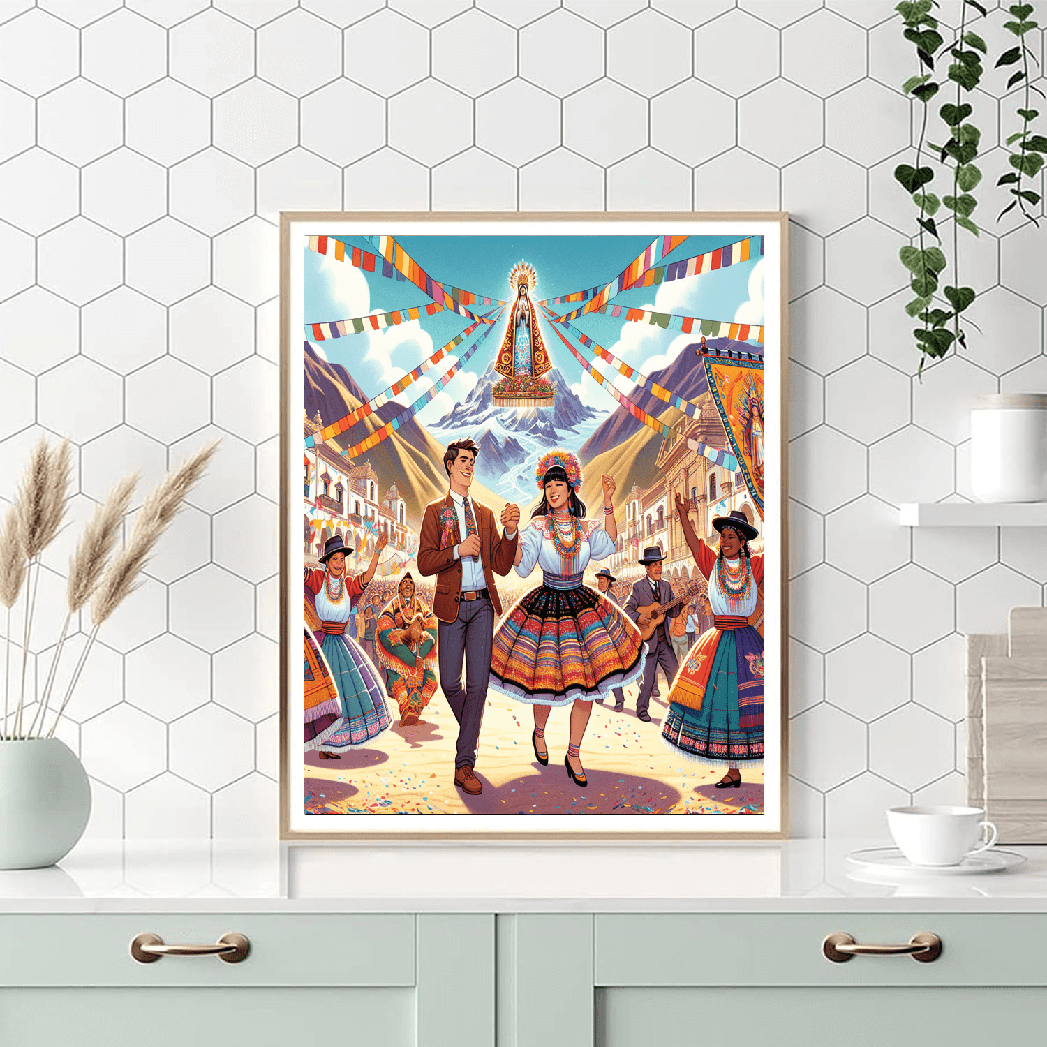 Fiesta De La Virgen De La Candelaria - Puno, Peru DIY Paint By Numbers