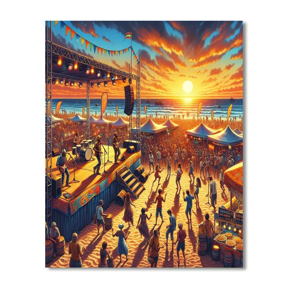 Blues And Roots Festival - Australia Paint By Numbers Kits