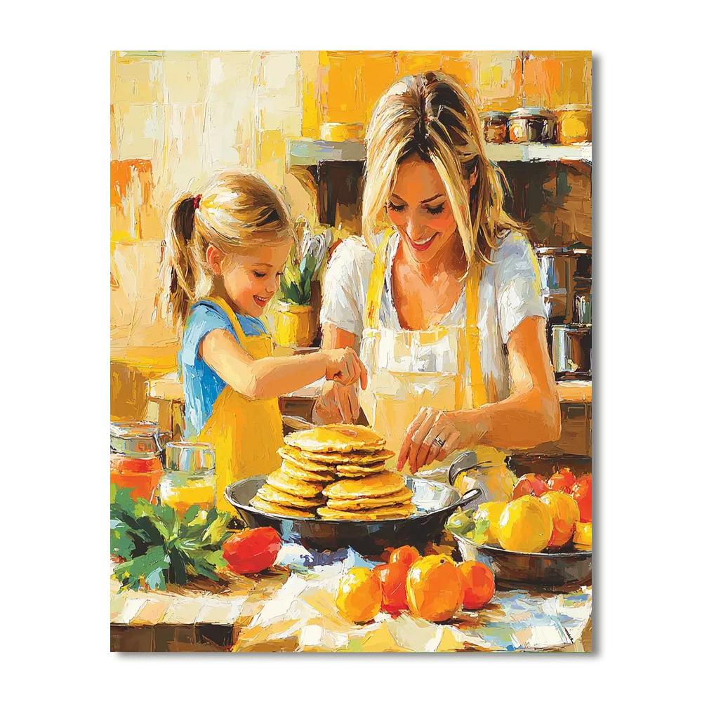 A Morning In The Kitchen Numbered Painting Kits