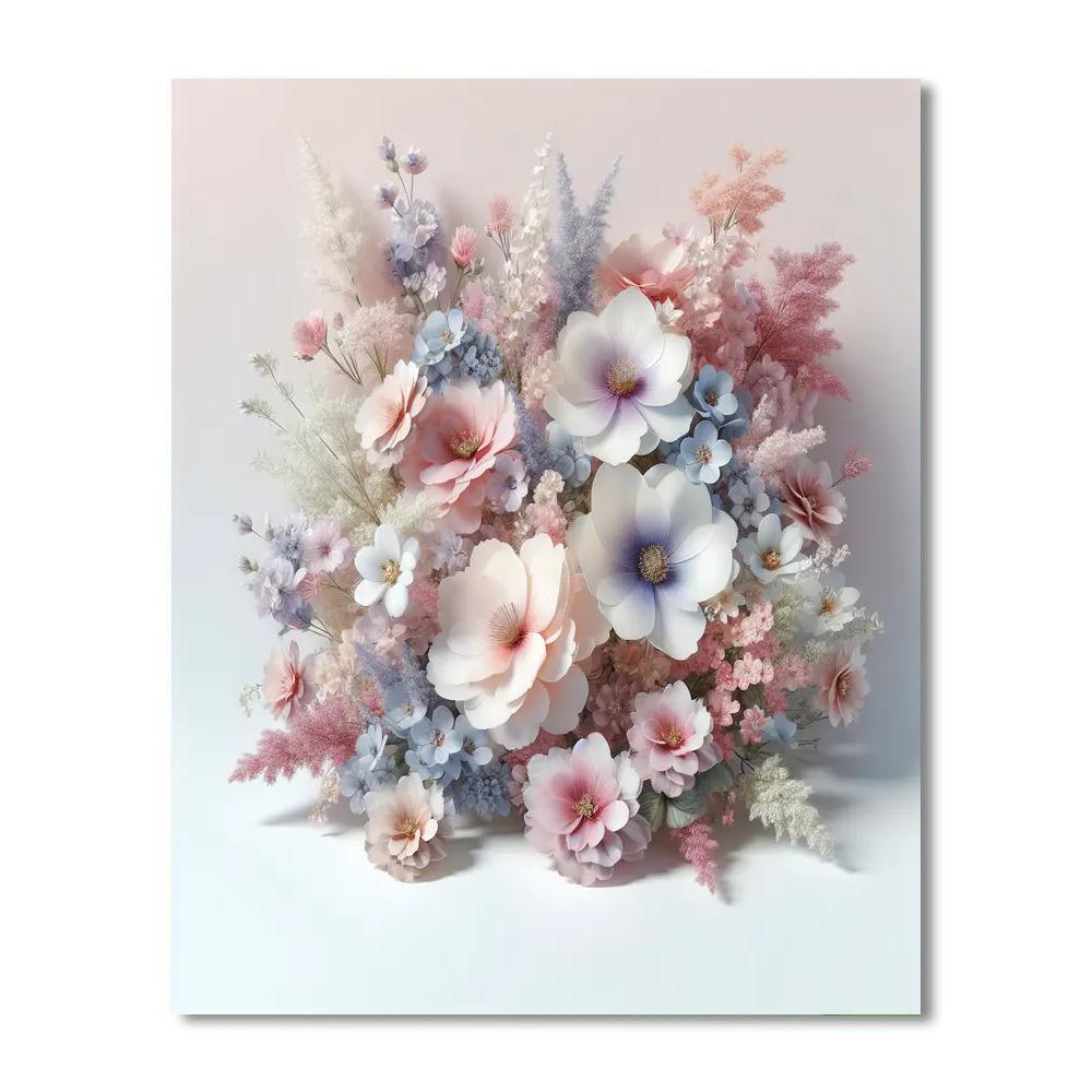 Ethereal Floral Harmony Paint By Numbers Kits