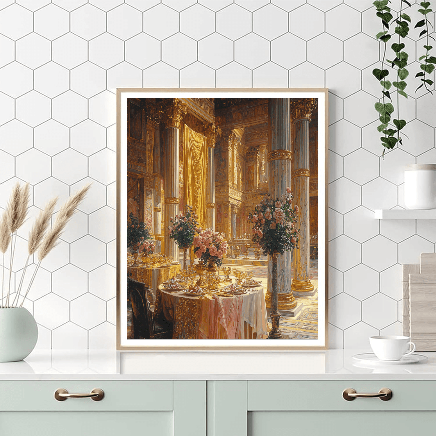 Lawrence Alma-Tadema Inspired Ancient Roman Feasts Reimagined  Paint By Numbers