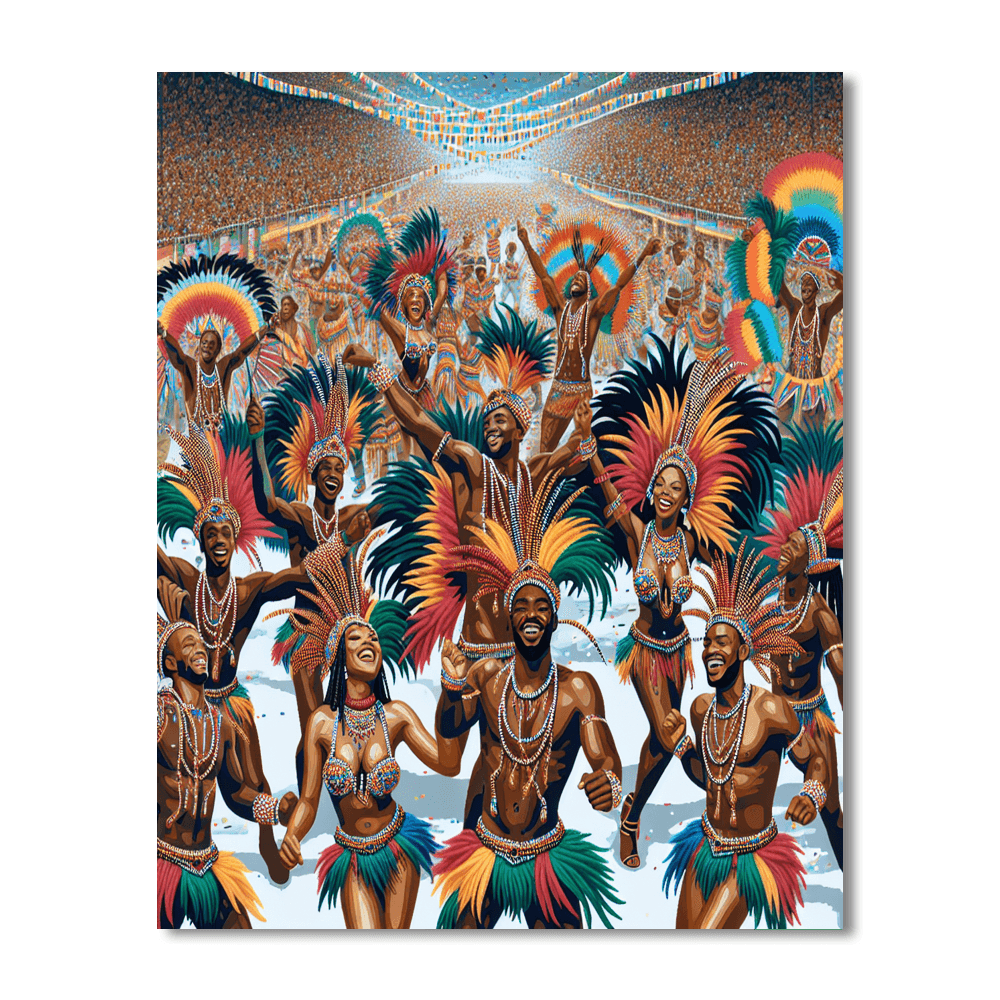 Jamaica Carnival Painting Number Kit