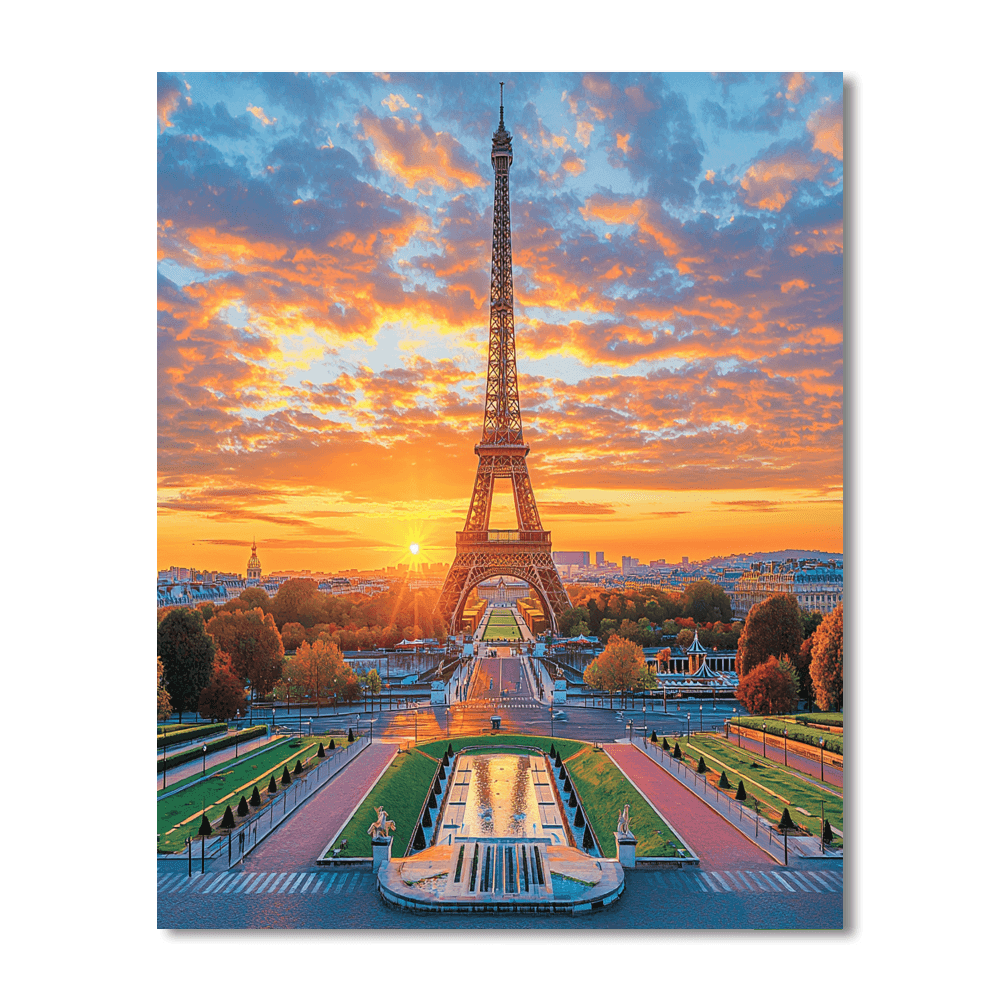 Eiffel Tower - Paris, France Paint By Number