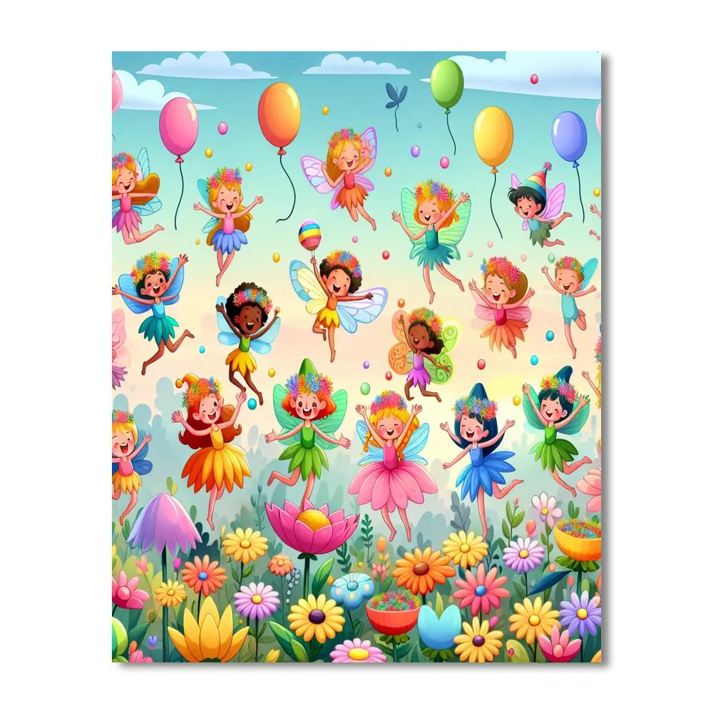 Magic Fairy Party Painting By Numbers Kit