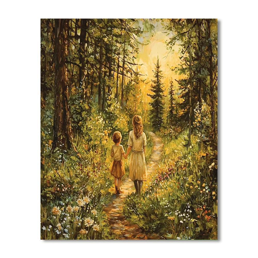 Together On The Trail Numbered Painting Kits