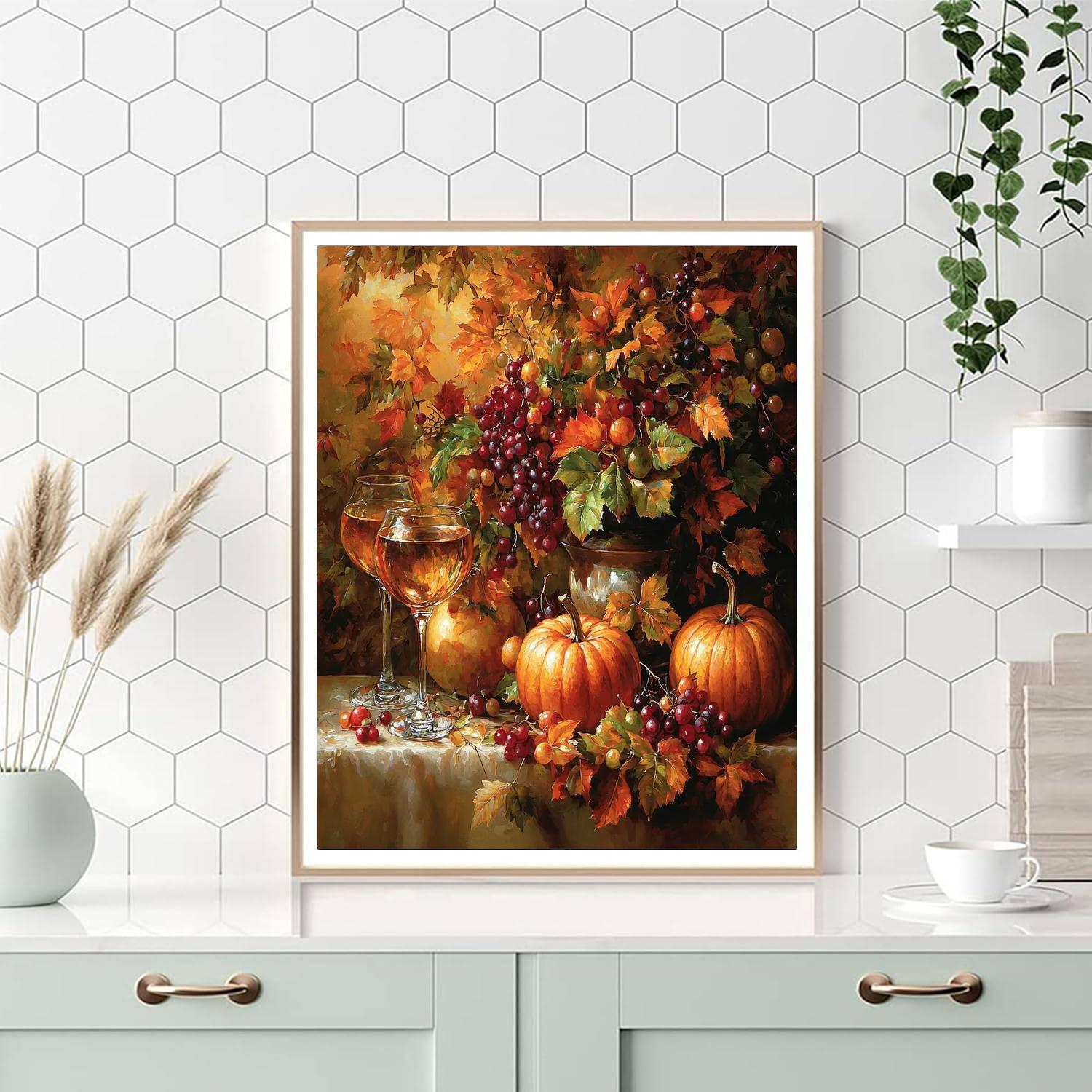 Claesz Inspired Radiant Harvest  Number Painting