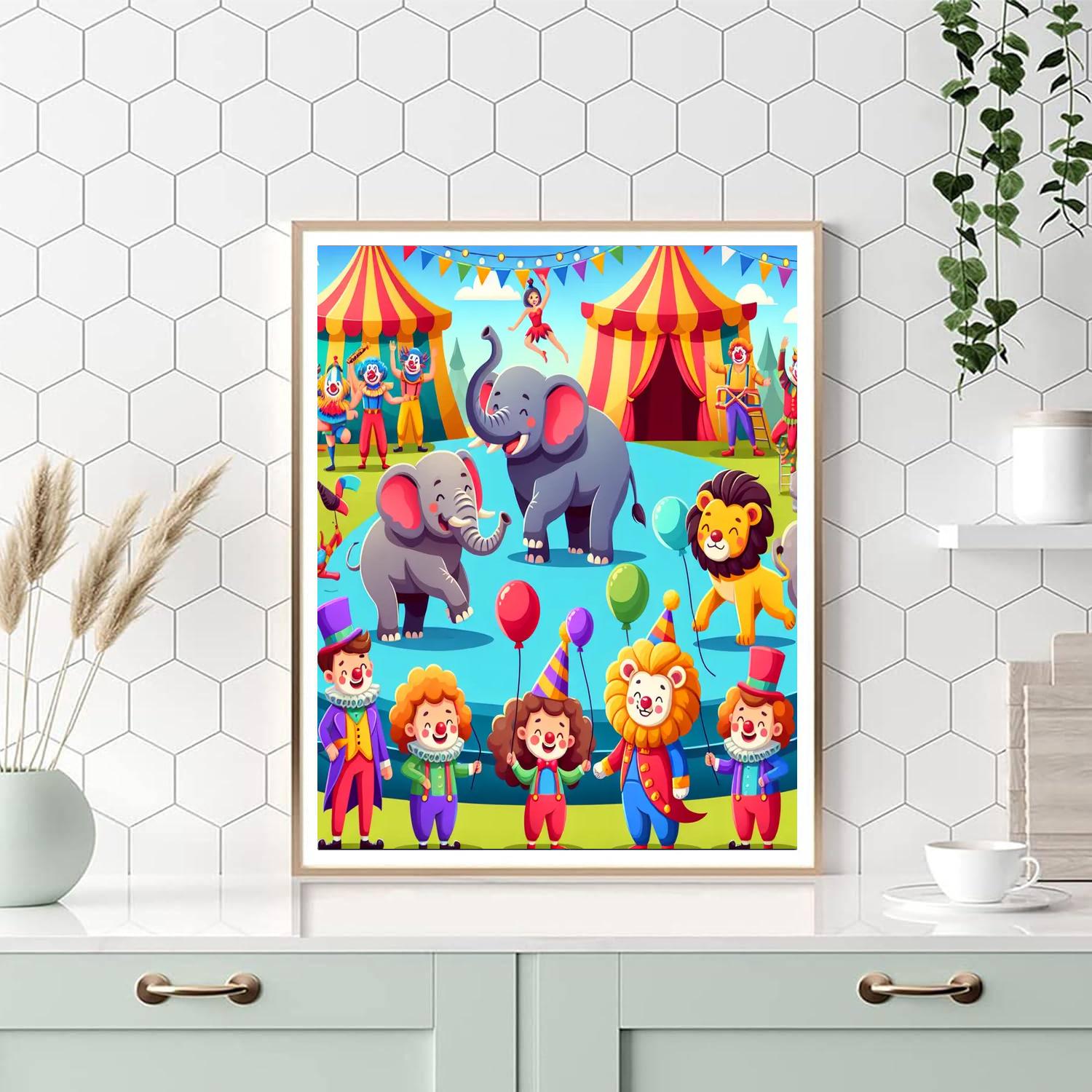 Magic At The Circus Paint By Numbers