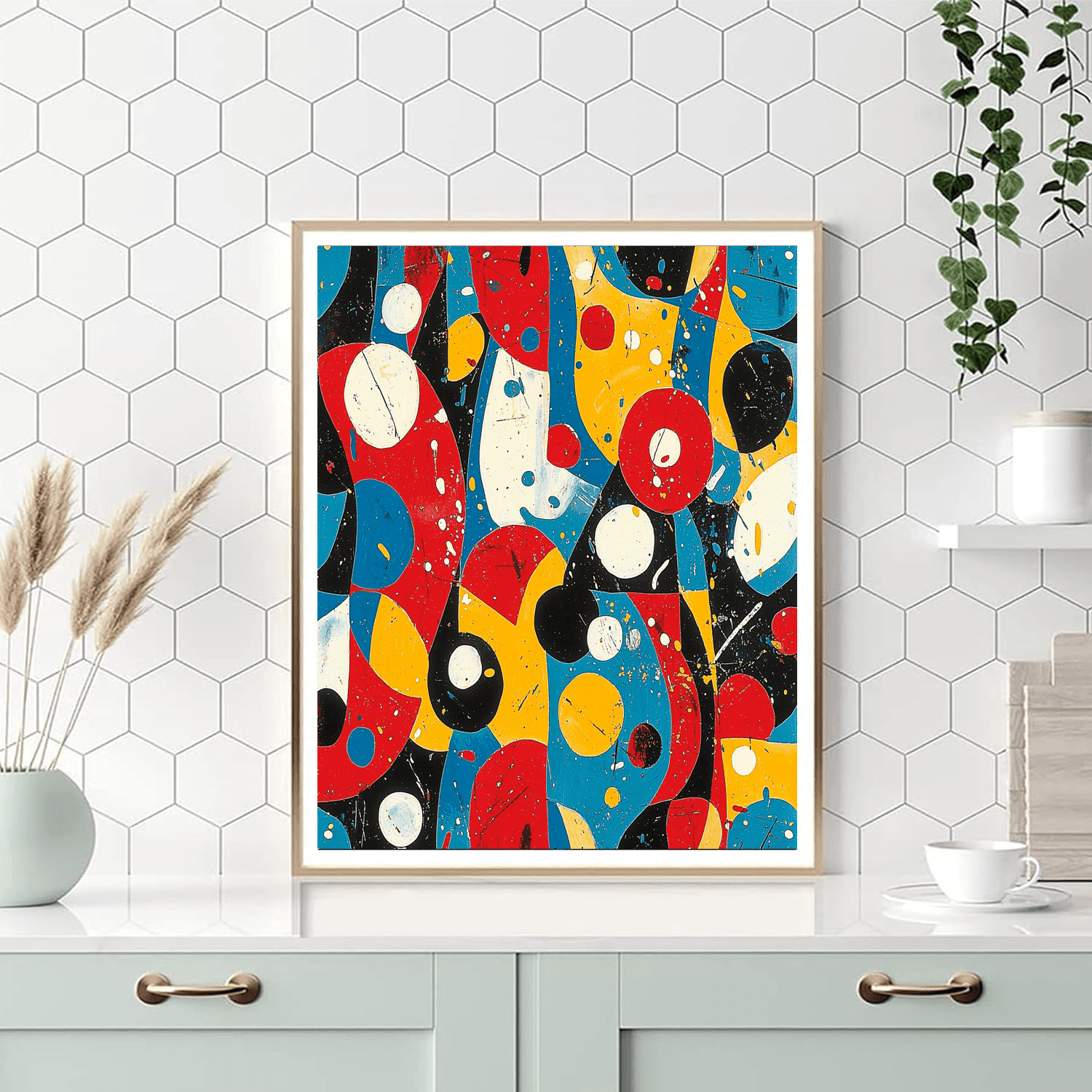 Joan Miró Inspired Whimsical Wonders  Paint By Numbers Art