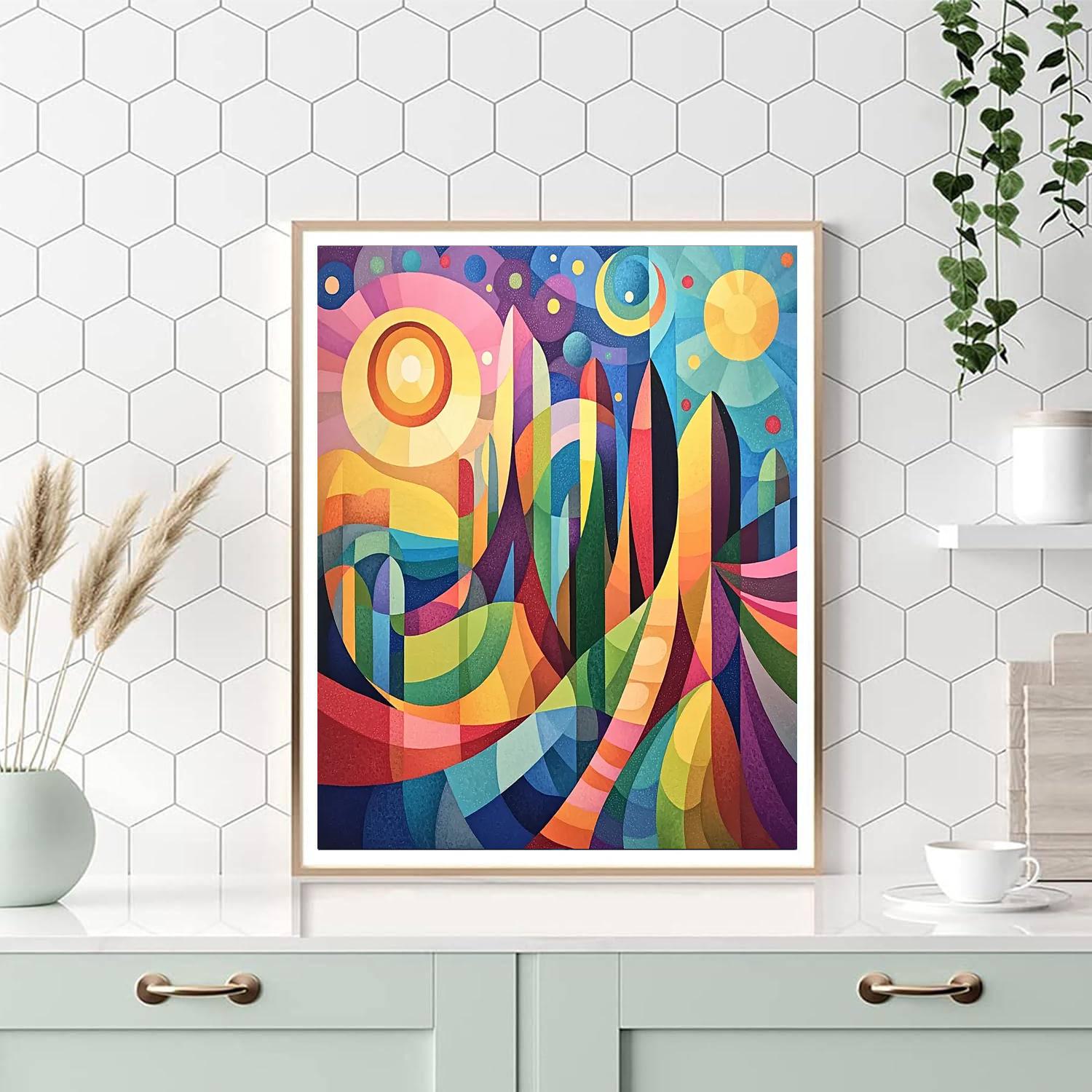 Paul Klee Inspired Fantasy Forms  Painting Number Kit