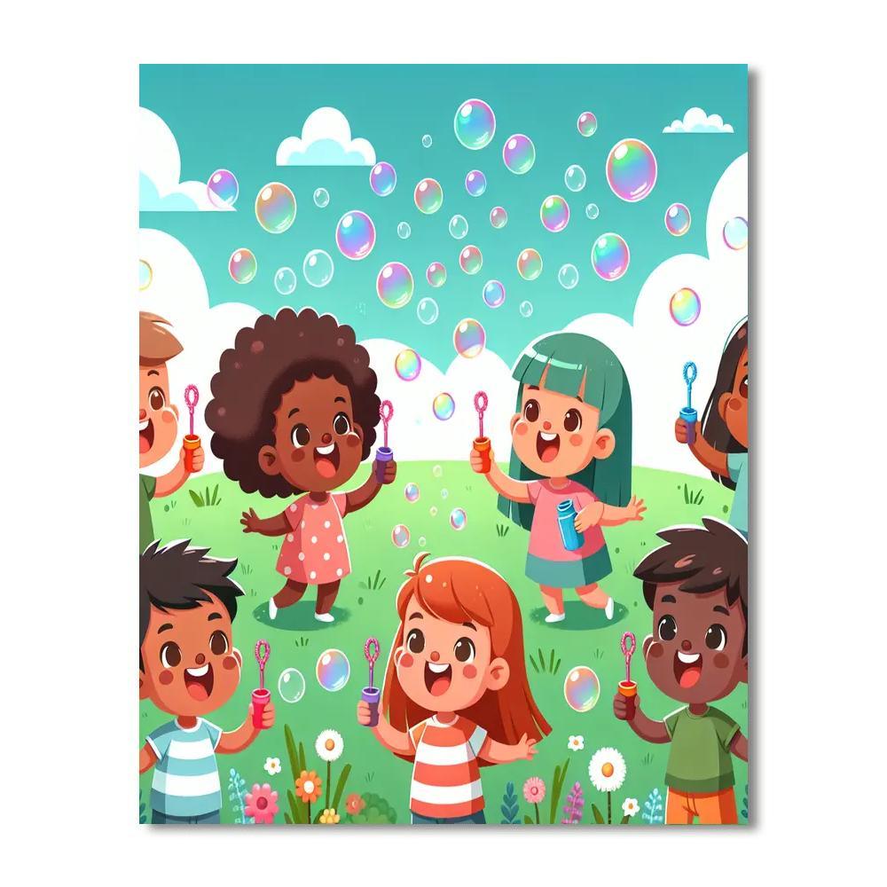 Brilliant Bubble Party Paint By Color