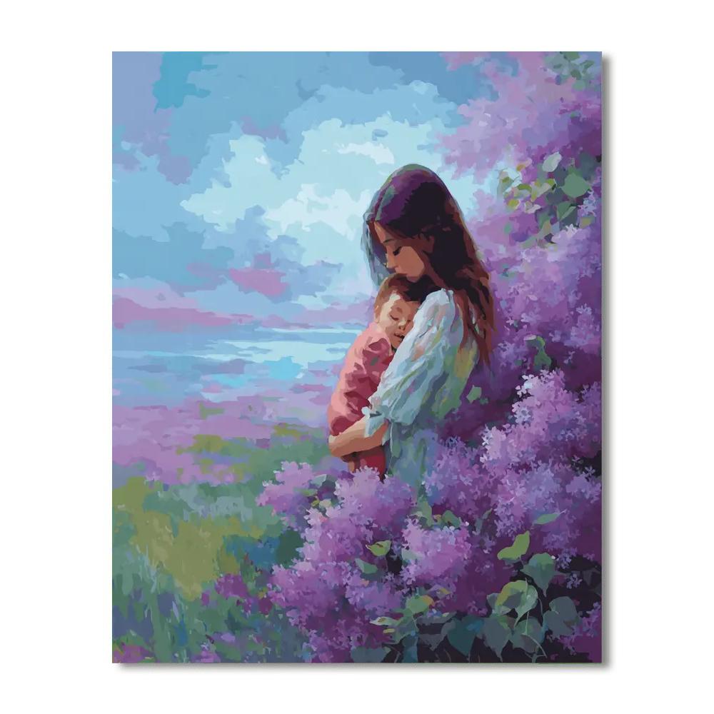 Lullabies In Lilac Number Painting
