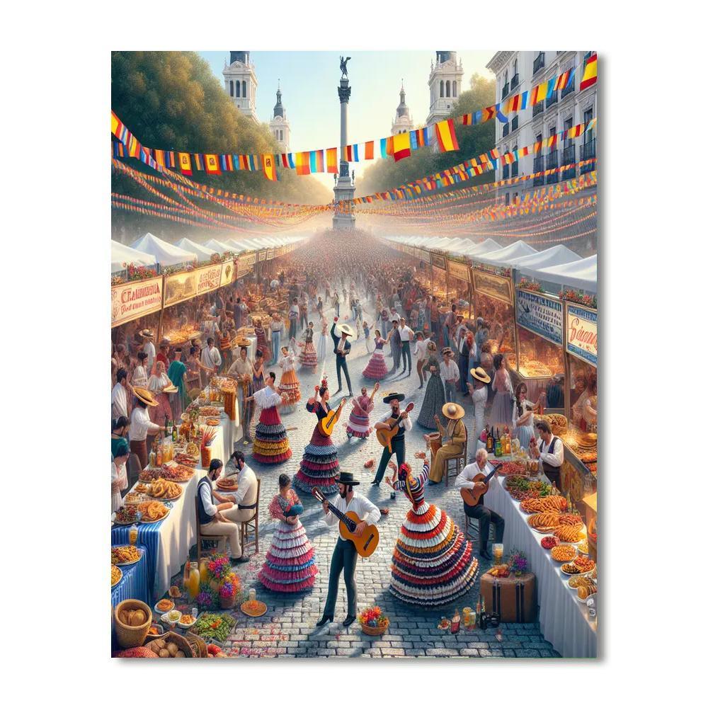 La Fiesta De San Isidro - Spain Paint By Number