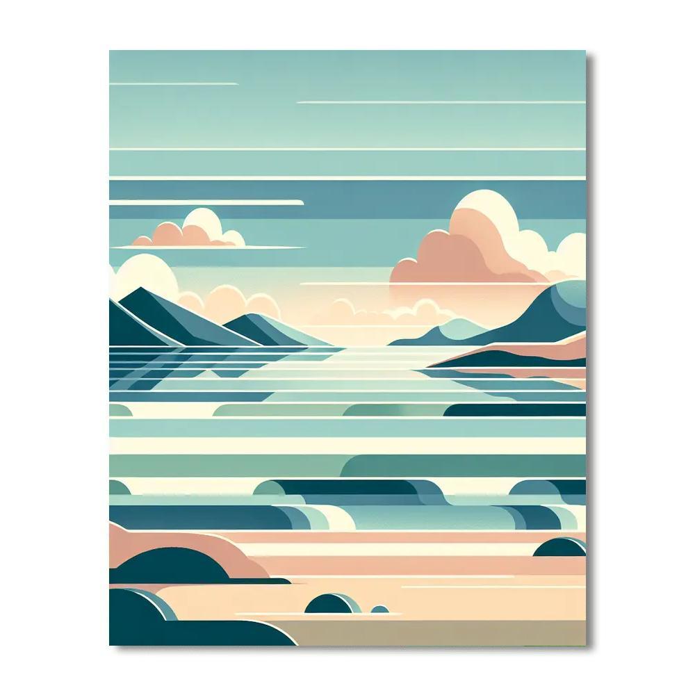 Serene Ocean Getaway Numbered Painting Kits