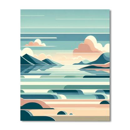 Serene Ocean Getaway Numbered Painting Kits