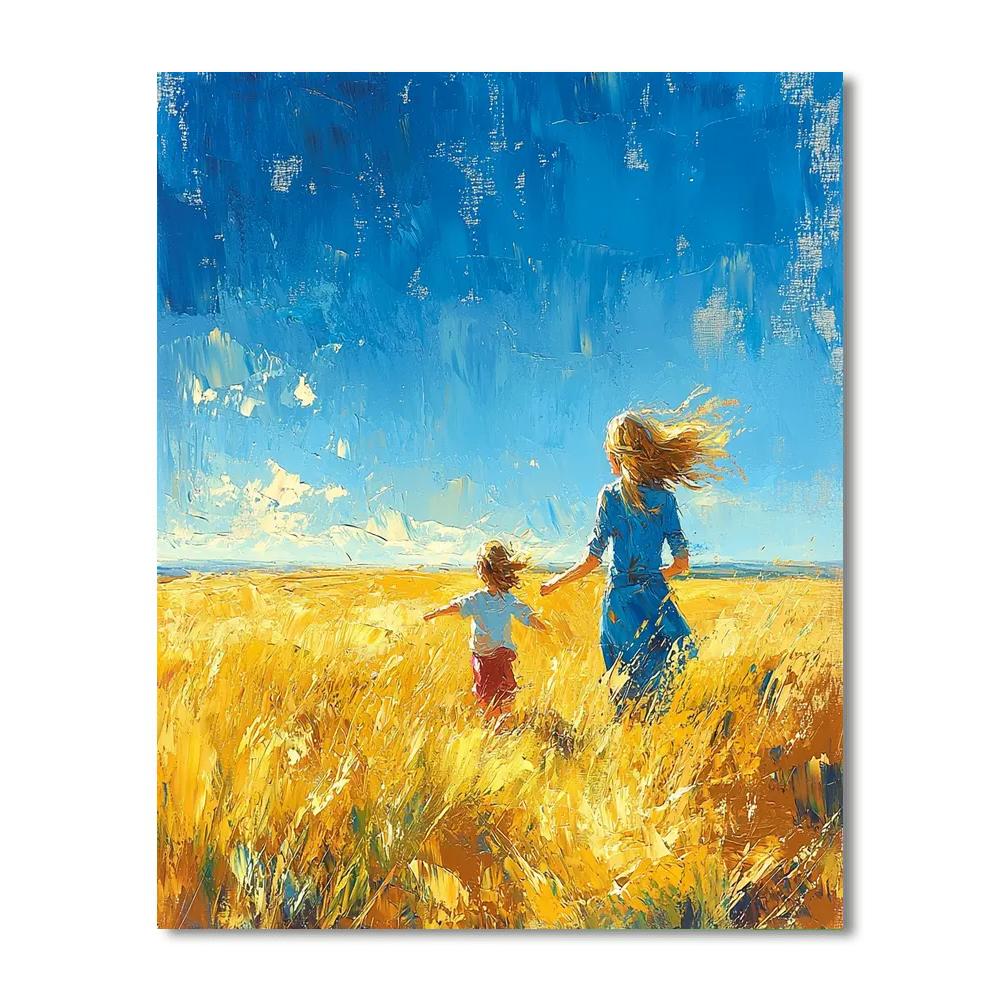 Fields Of Laughter Numbered Painting Kits