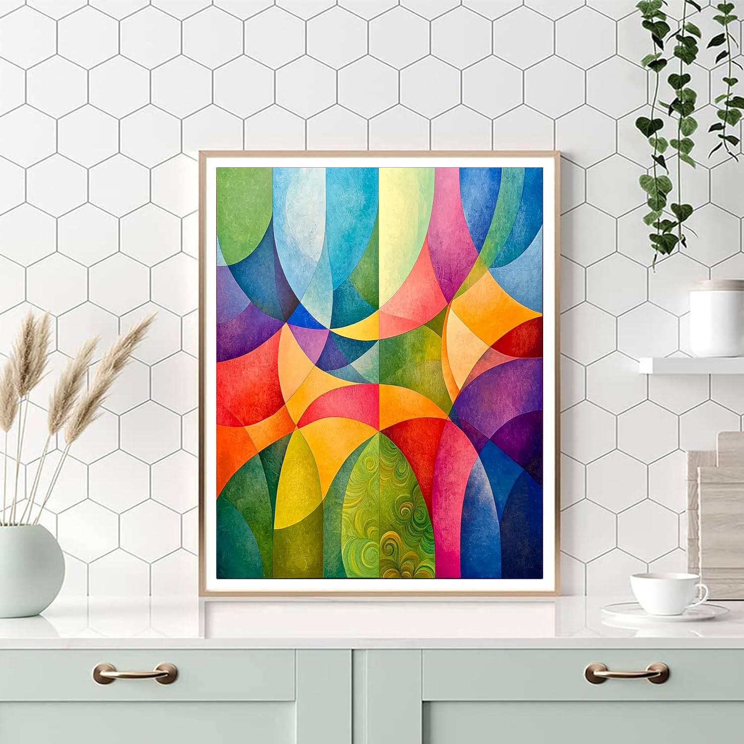 Paul Klee Inspired Rhythmic Patterns Of Nature  Paint By Numbers Kits