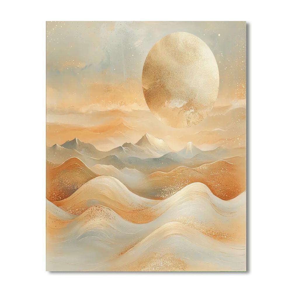 Michelangelo Inspired Celestial Mirage  Paint By Number