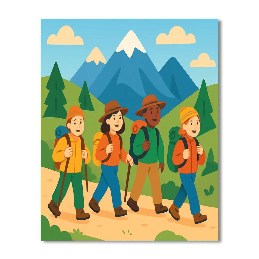 Mountain Mystery Expedition Paint By Color