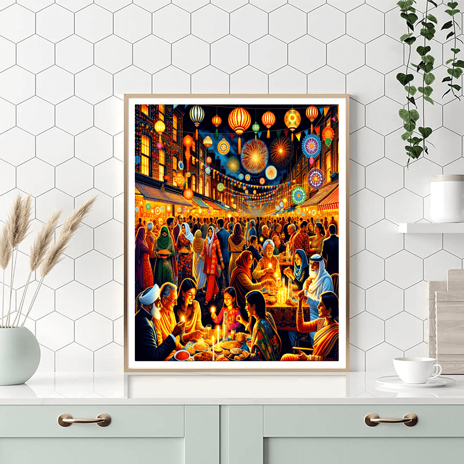 Diwali Festival - United Kingdom DIY Paint By Numbers