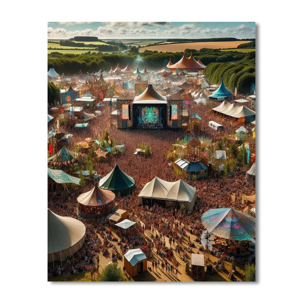 Roskilde Festival - Roskilde Paint By Numbers Kits