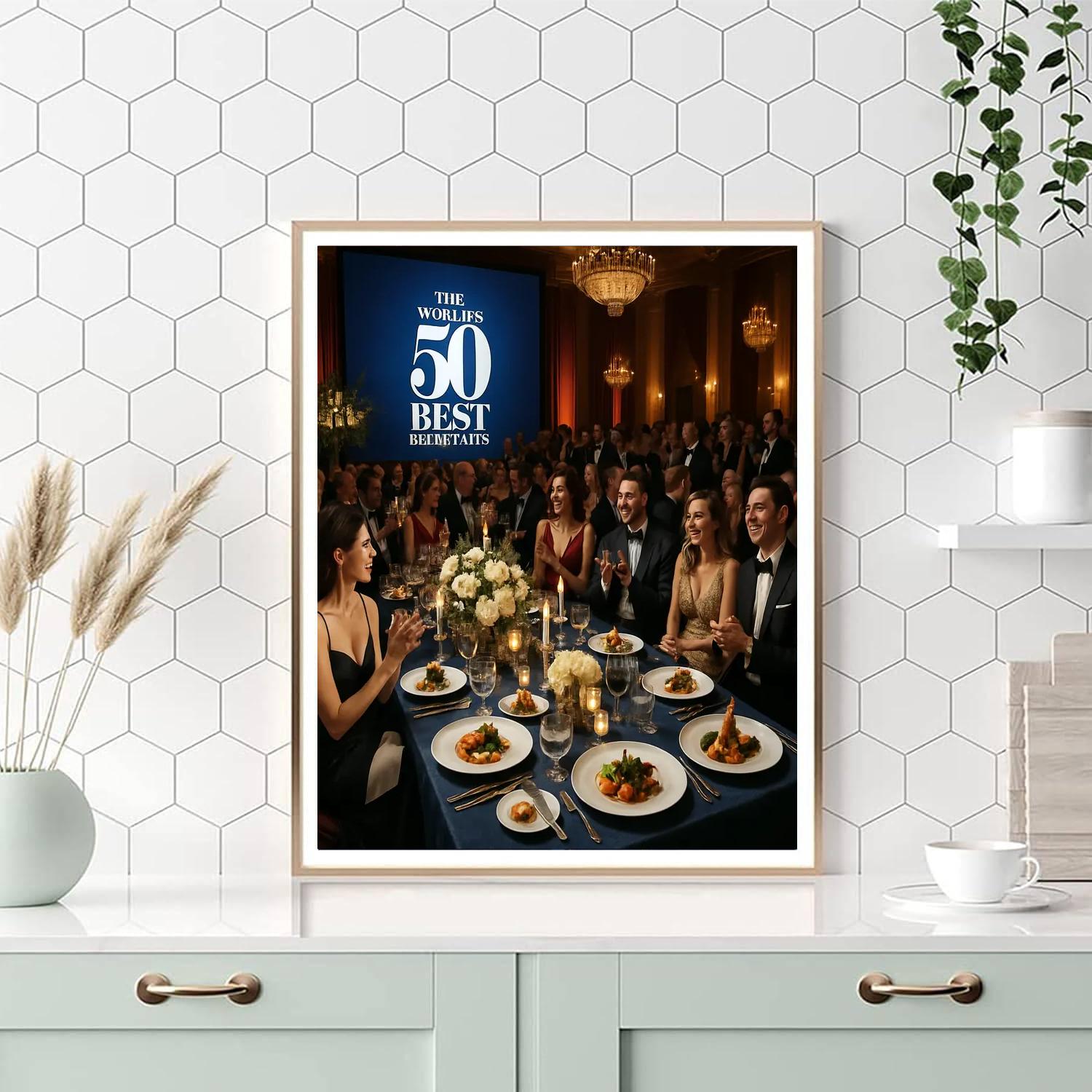 World's 50 Best Restaurants Awards Paint By Color