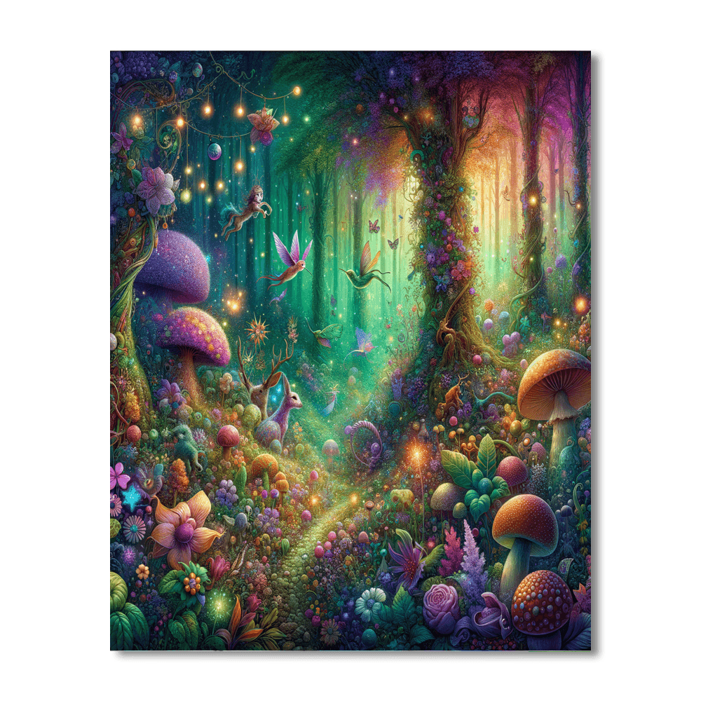 Enchanting Magic Forest Paint By Numbers Kits