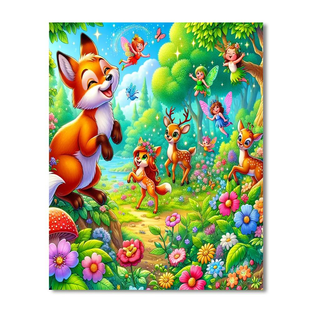 Exploring The Enchanted Woods Paint By Number