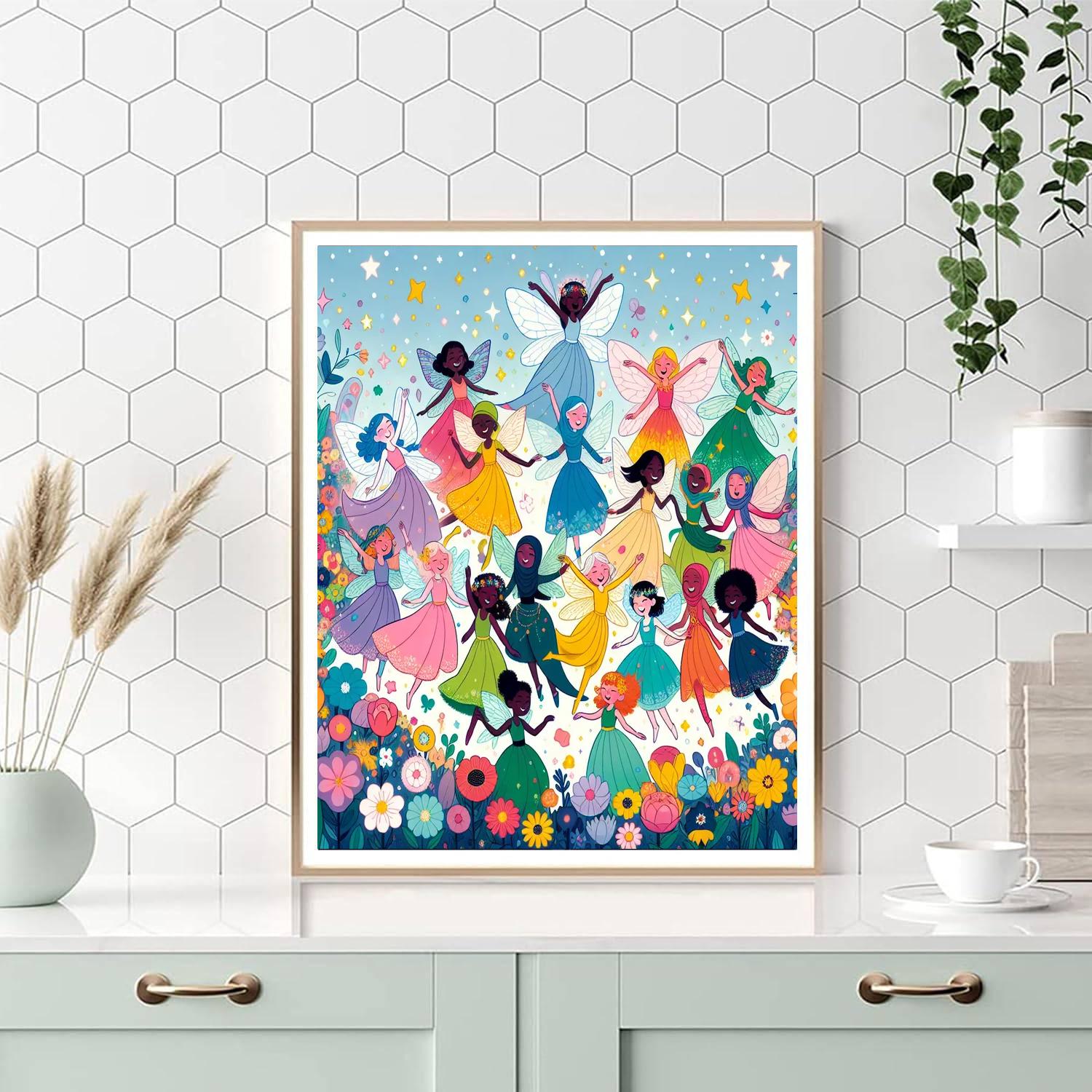 Joyful Fairyland DIY Paint By Numbers