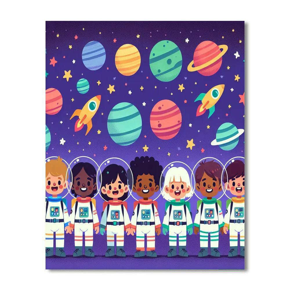 Galaxy's Edge Exploration Paint By Numbers Art